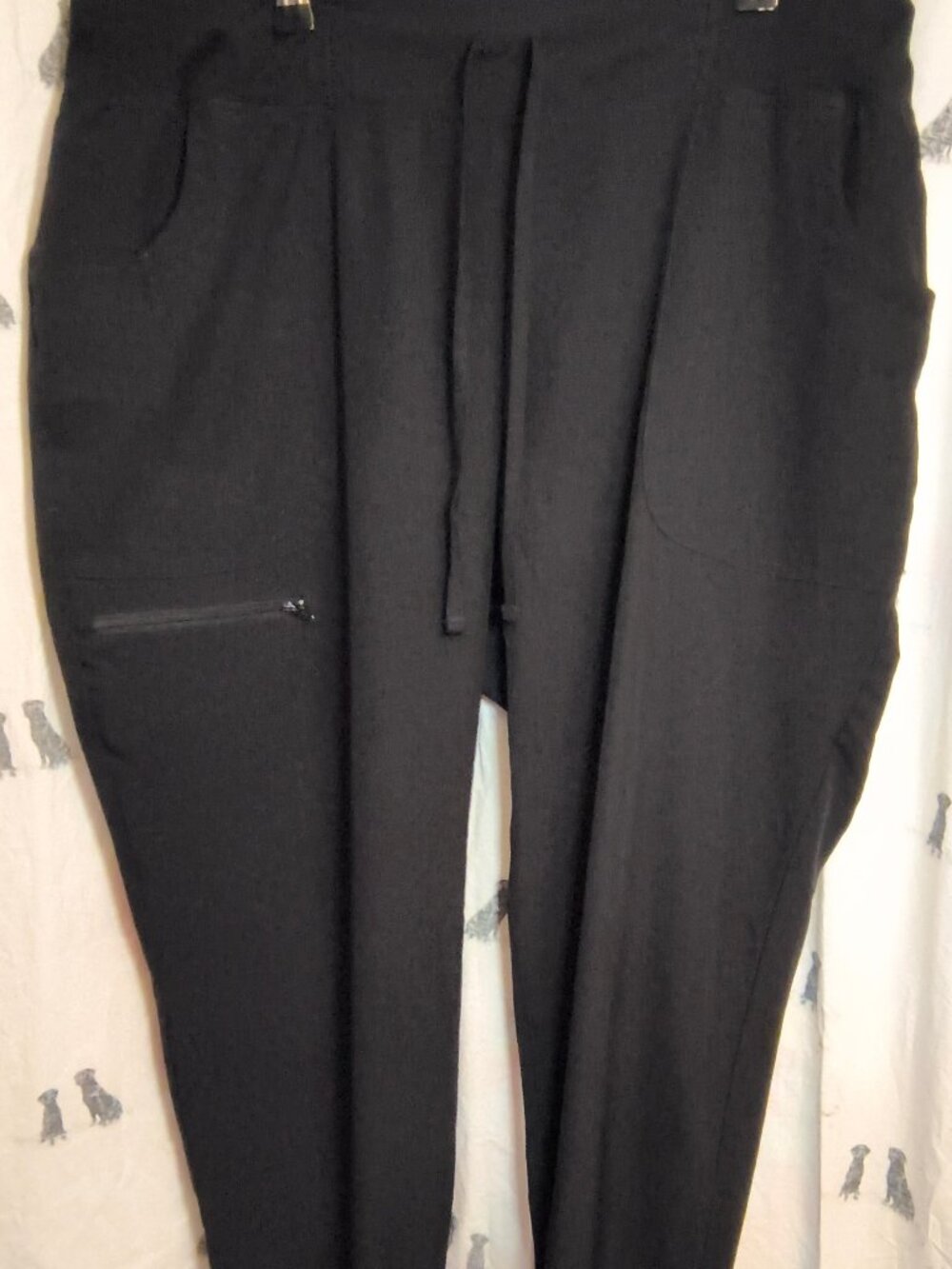 HEARTSOUL BLACK Scrub Pants [N0067]